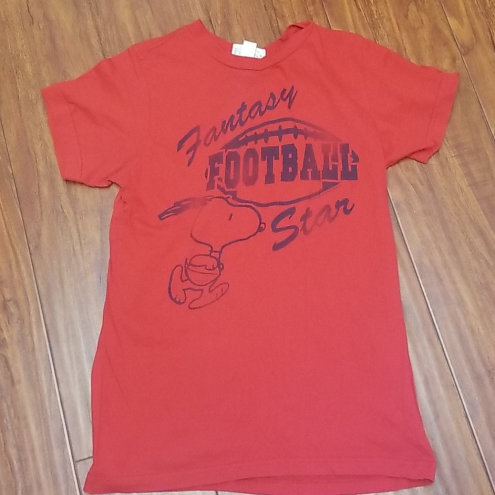 Snoopy Fantasy Football Star Tee-shirt Size Small